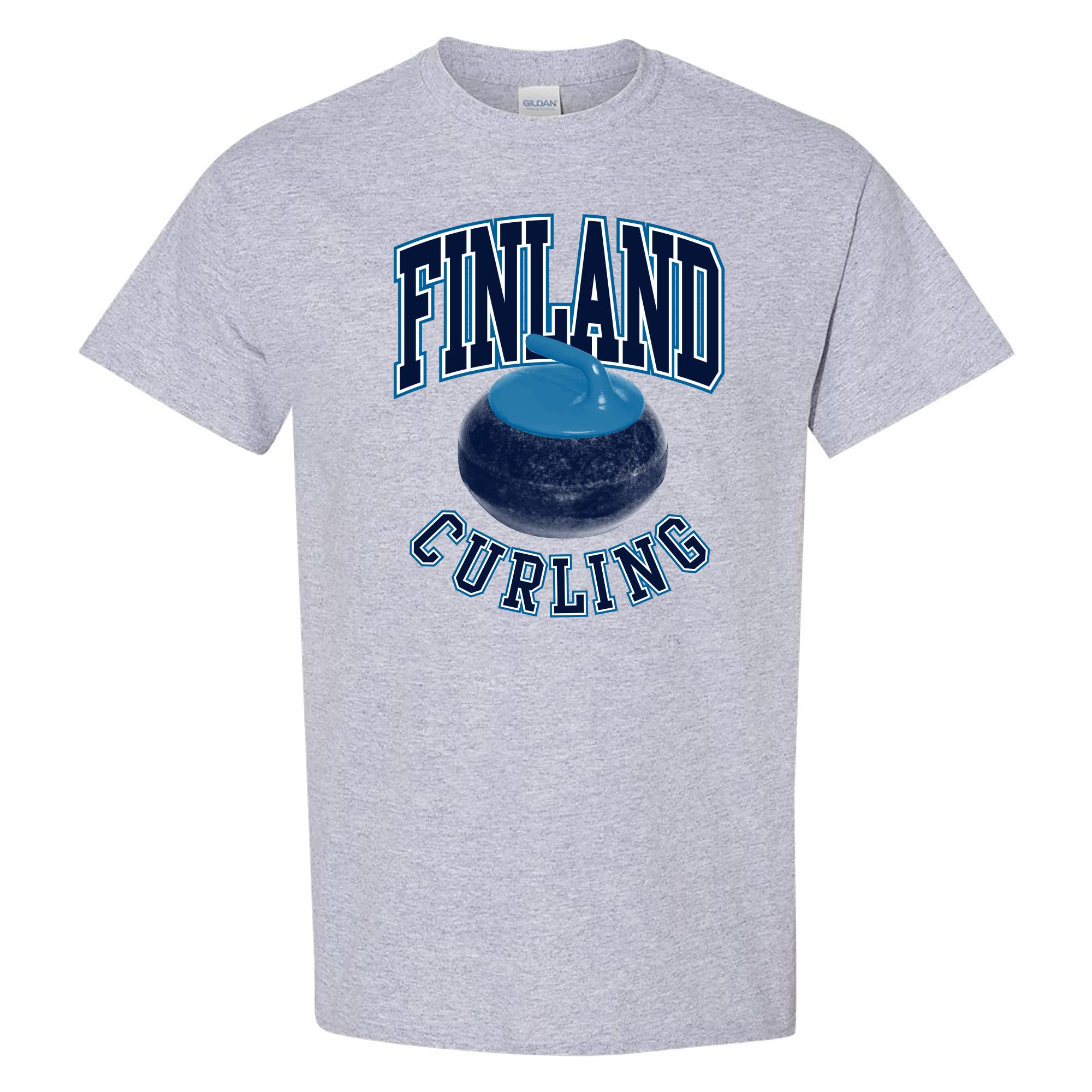 Curling Winter Sports Games T-Shirt - Comfortable Cotton Tee for Ice Curling Fans & Athletes - Perfect for Tournaments, Practice & Casual Wear