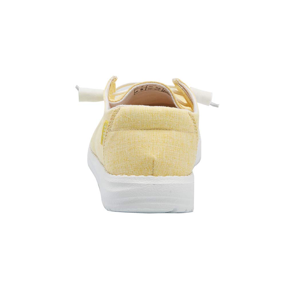 Hey Dude Women's Wendy Linen Sunshine Slip-On Loafers Size 11 - Comfortable Lightweight Casual Shoes for Women - Perfect for Walking, Travel & Everyday Wear