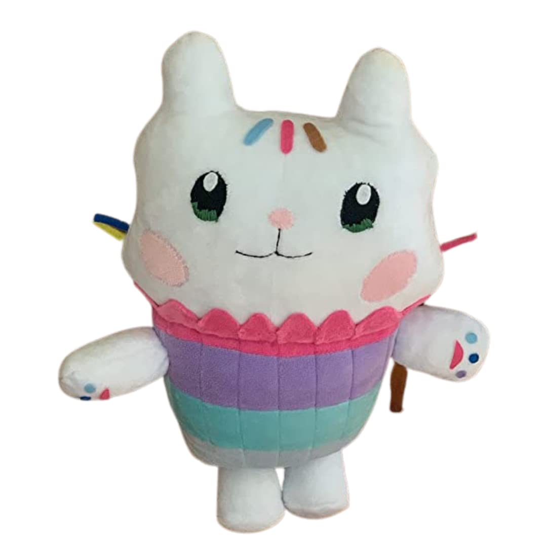 Handmade White Cat Plush Toy - Soft Stuffed Animal for Kids, Home Decor & Gifts | Perfect for Nursery, Bedroom & Cuddling