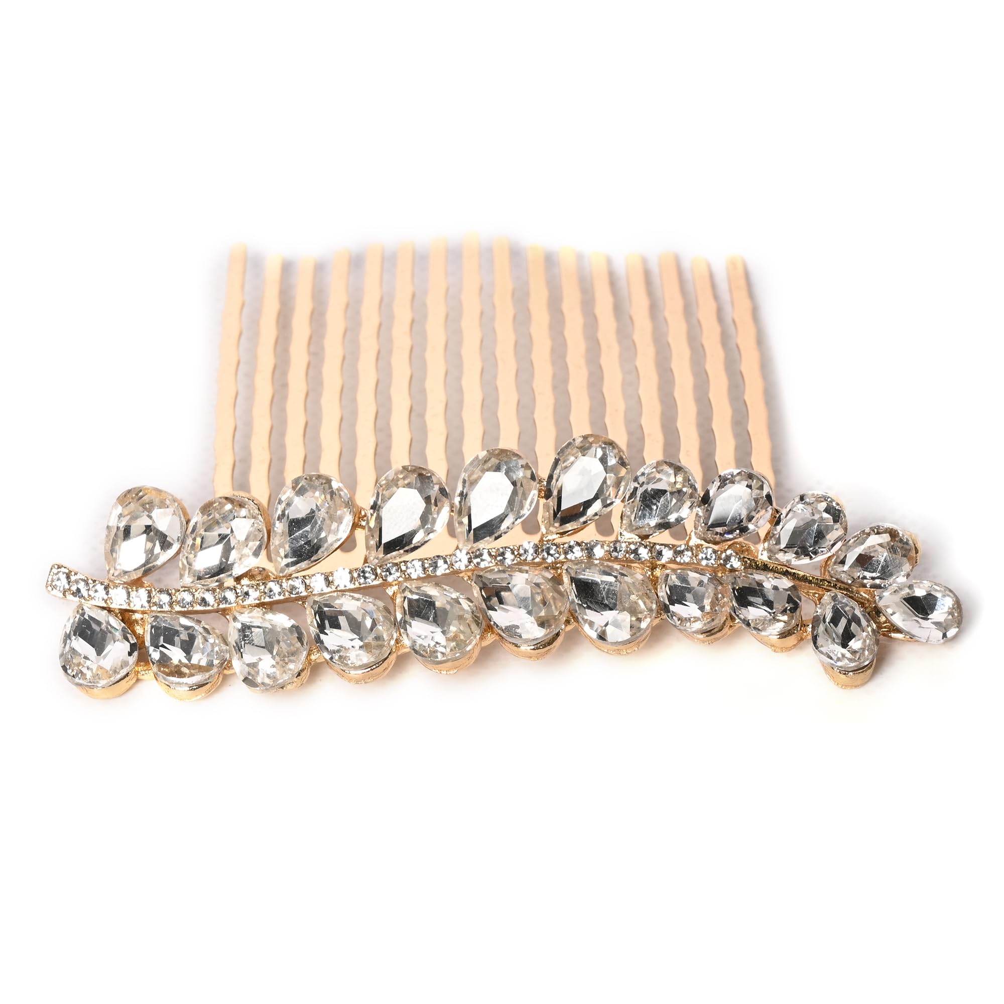 INHEAVEN Acrylic Flower Hair Clips for Women - Elegant Crystal Hair Barrettes & Comb Pins, Fashion Hair Accessories for Girls, Bridal Party, Wedding & Daily Use (Multicolor, 1pc)