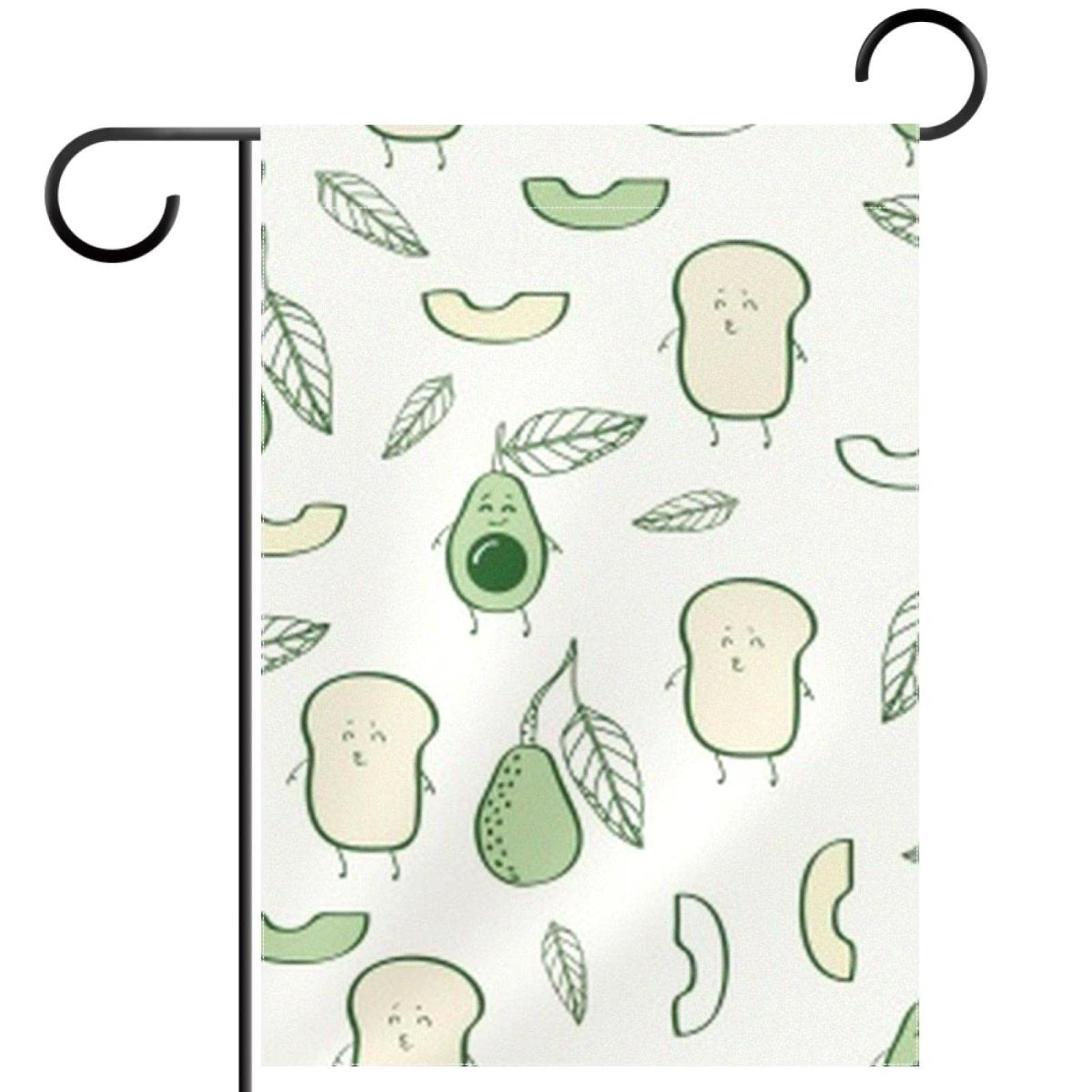 Double Sided Green Duck Pear Baby Garden Flag - 28x40 Inch Polyester Outdoor Yard Banner for Lawn Decoration, Welcome Home & Holiday Decor - Perfect for Spring Celebrations, Front Porch Displays & Seasonal Home Decorating