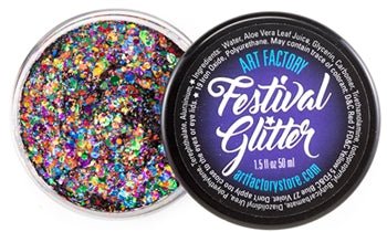 Rainbow Pride Festival Glitter - 35ml (1.2 fl oz) Body Glitter for Pride Parades, LGBTQ+ Events, Face & Body Art, Cosplay & Festival Makeup