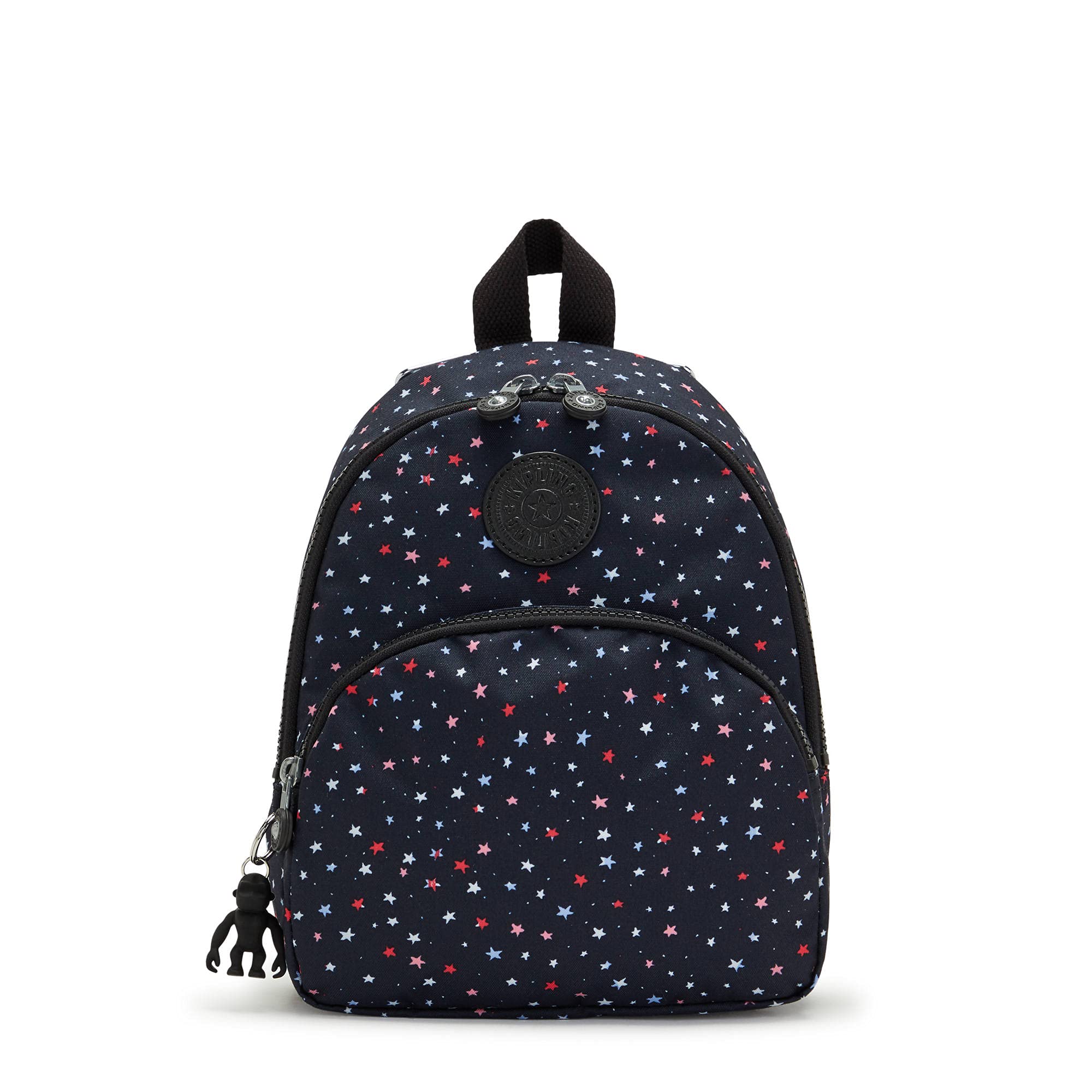 Kipling Women's Paola Small Backpack - Stylish Dark Blue & Multicolor Crossbody Bag for Travel, Work & School | Lightweight Durable Nylon Backpack with Organizer Pockets