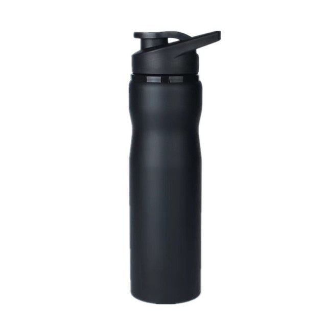 750ML BPA-Free Stainless Steel Insulated Water Bottle - Portable Outdoor Sports & Hiking Kettle with Handle & Lid - Perfect for Camping, Gym, Travel, and Everyday Use