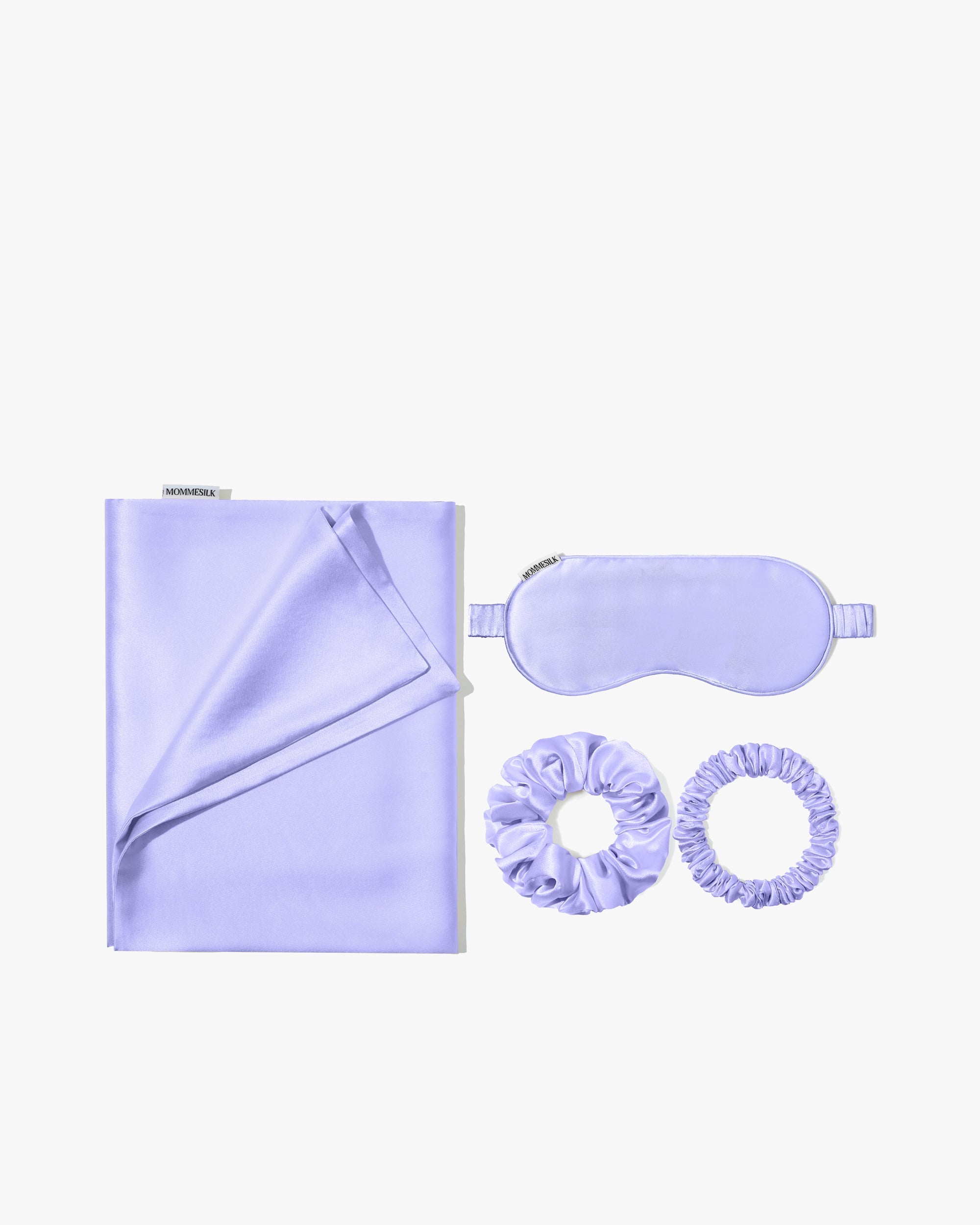 Pure Silk Beauty Set for Skincare & Travel - Luxury Silk Pillowcase, Sleep Mask & Hair Scarf Gift Set (Clearance Sale)