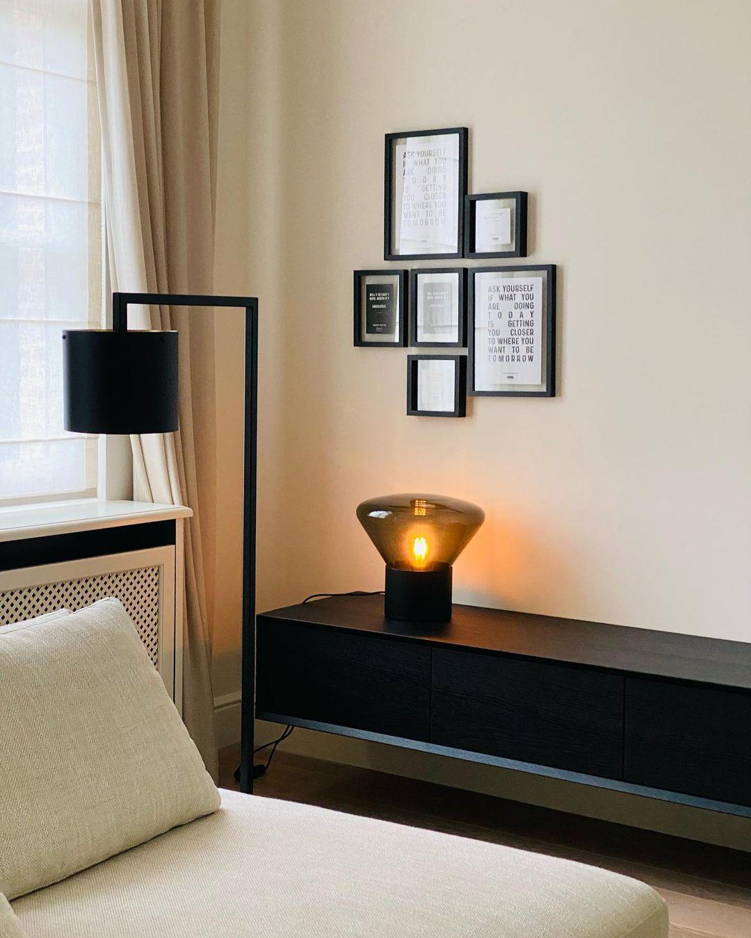 Modern Wooden Table Lamp - Stylish Nightstand & Desk Lighting for Bedroom, Living Room, Office - Warm Ambient Light for Reading & Relaxation