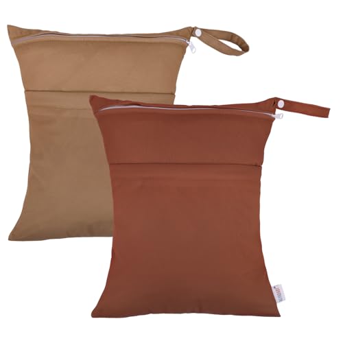 Light brown and brown