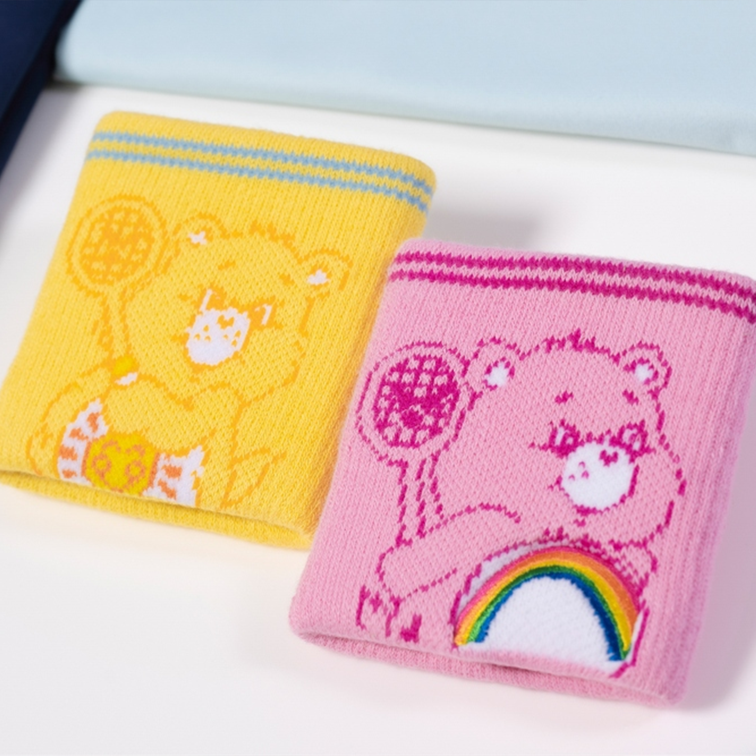 Victor x Care Bears Light Yellow Wristband SP4510CBC E - Cute & Comfortable Fashion Accessory for Kids, Teens & Adults - Perfect for School, Parties & Everyday Wear
