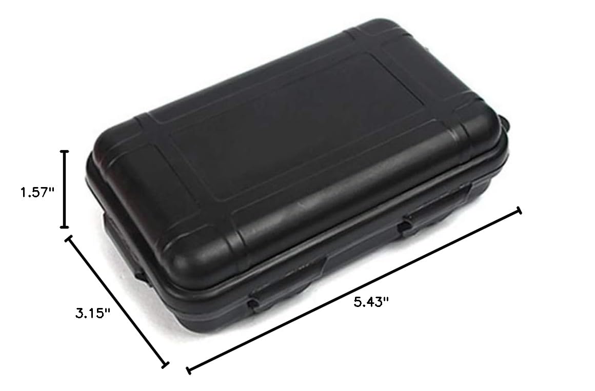 TopHomer Waterproof Shockproof Storage Box for Fishing Camping Hiking