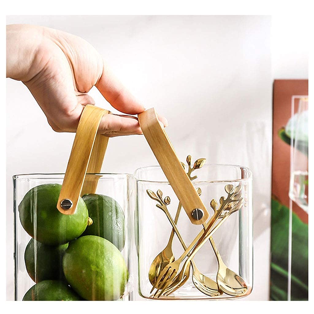 Premium Glass Ice Bucket - Transparent Champagne & Beer Cooler for Parties, Bars, Banquets - Perfect for Wine, Cocktails & Beverage Storage - Ideal for Home, Office & Outdoor Gatherings