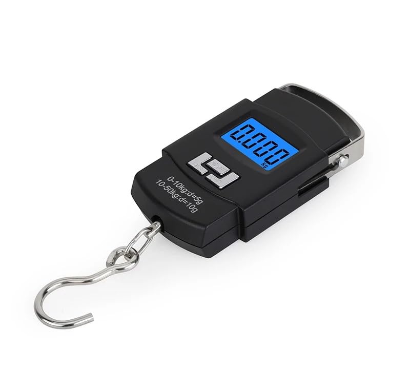 Portable Digital Luggage Scale - 110lb Hanging Suitcase Weight Scale for Travel with Battery Included | Perfect for Airports, Hotels & Cruise Ships