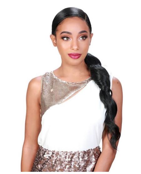 SISTER WIG Lace Front Ponytail Wig - Natural Looking Human Hair Ponytail Extension for Women | Perfect for Daily Wear, Parties & Special Occasions