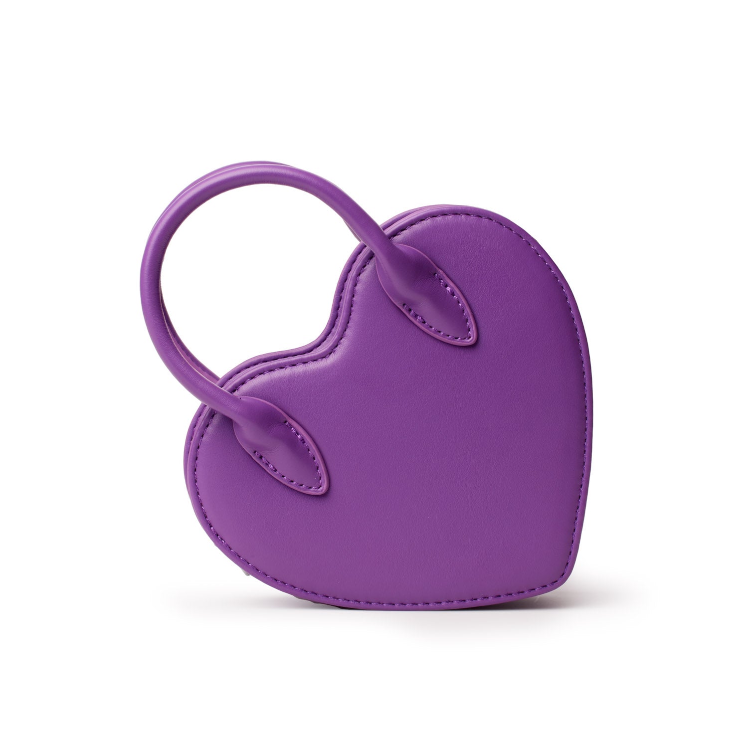 Mini Heart Bag - Purple Crossbody Purse for Women, Trendy Small Handbag for Date Night, Party & Everyday Use