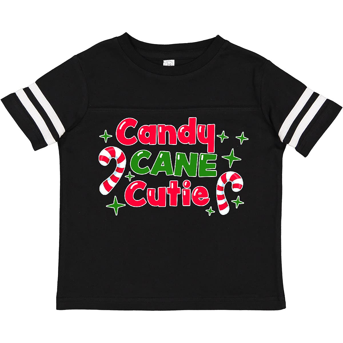 Inktastic Christmas Candy Cane Cutie Toddler T-Shirt - Festive Holiday Outfit for Kids, Baby & Toddler - Perfect for Christmas Parties, Family Photos & Holiday Gatherings