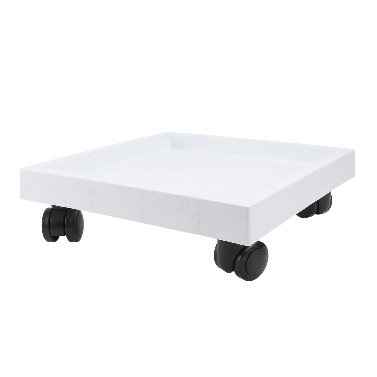 Happyyami Square Plant Drip Tray with Wheels - Universal Flower Pot Moving Tray & Plant Saucer for Easy Maintenance - Protects Floors from Water Damage - Perfect for Indoor Plants, Greenhouses, and Home Gardening