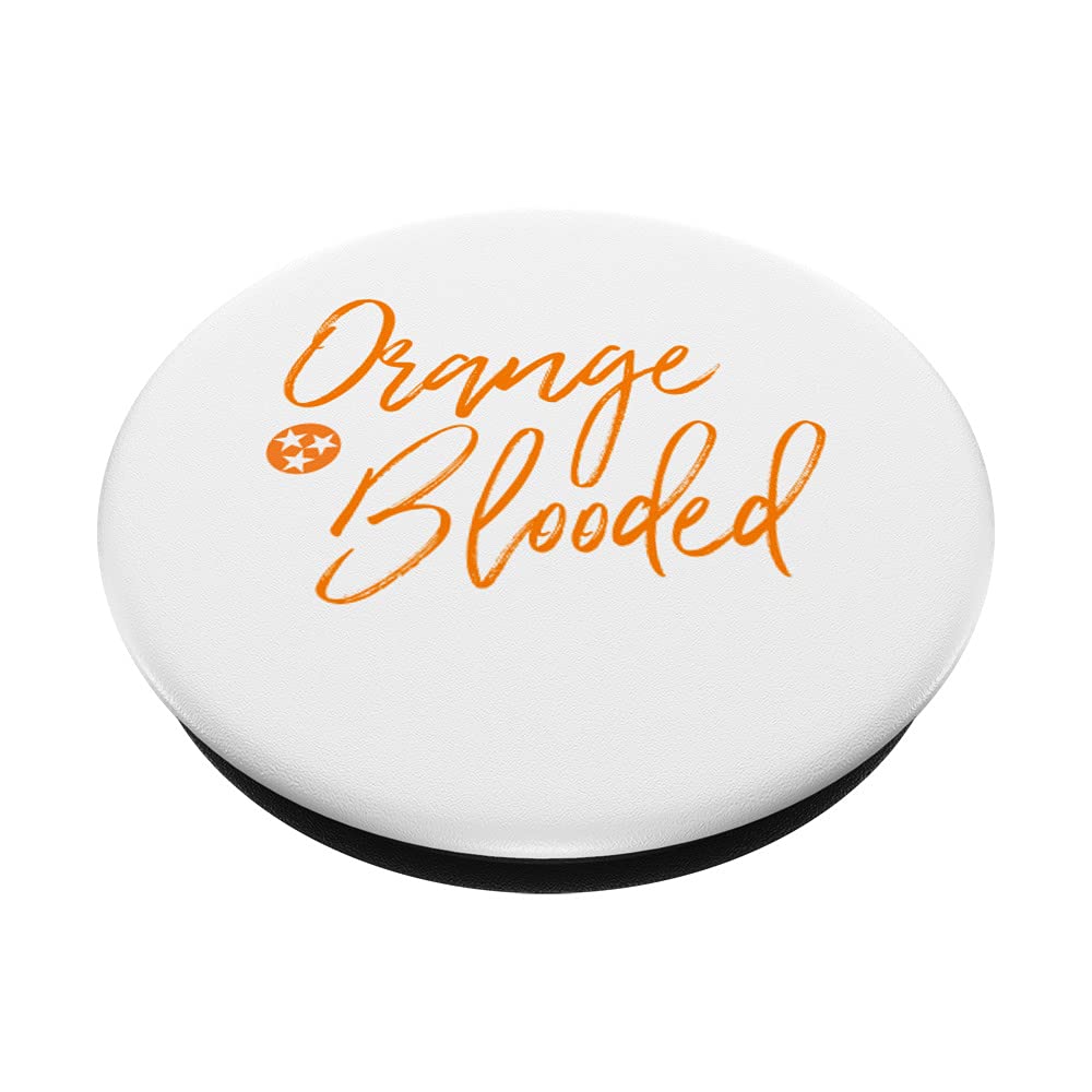 Tennessee Vols Orange Blooded Fan - Swappable PopSockets PopGrip with TN State Flag Design - Perfect for Game Day, Tailgating & Showing Team Spirit