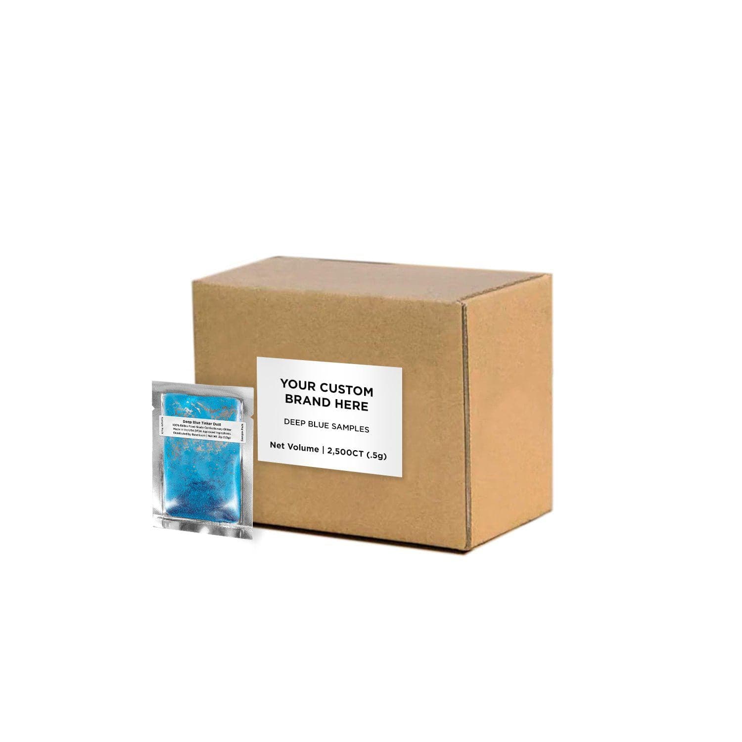 Deep Blue Tinker Dust® Sample Packs - Bulk Case for Private Label | Perfect for Crafting, DIY Projects & Small Business Branding