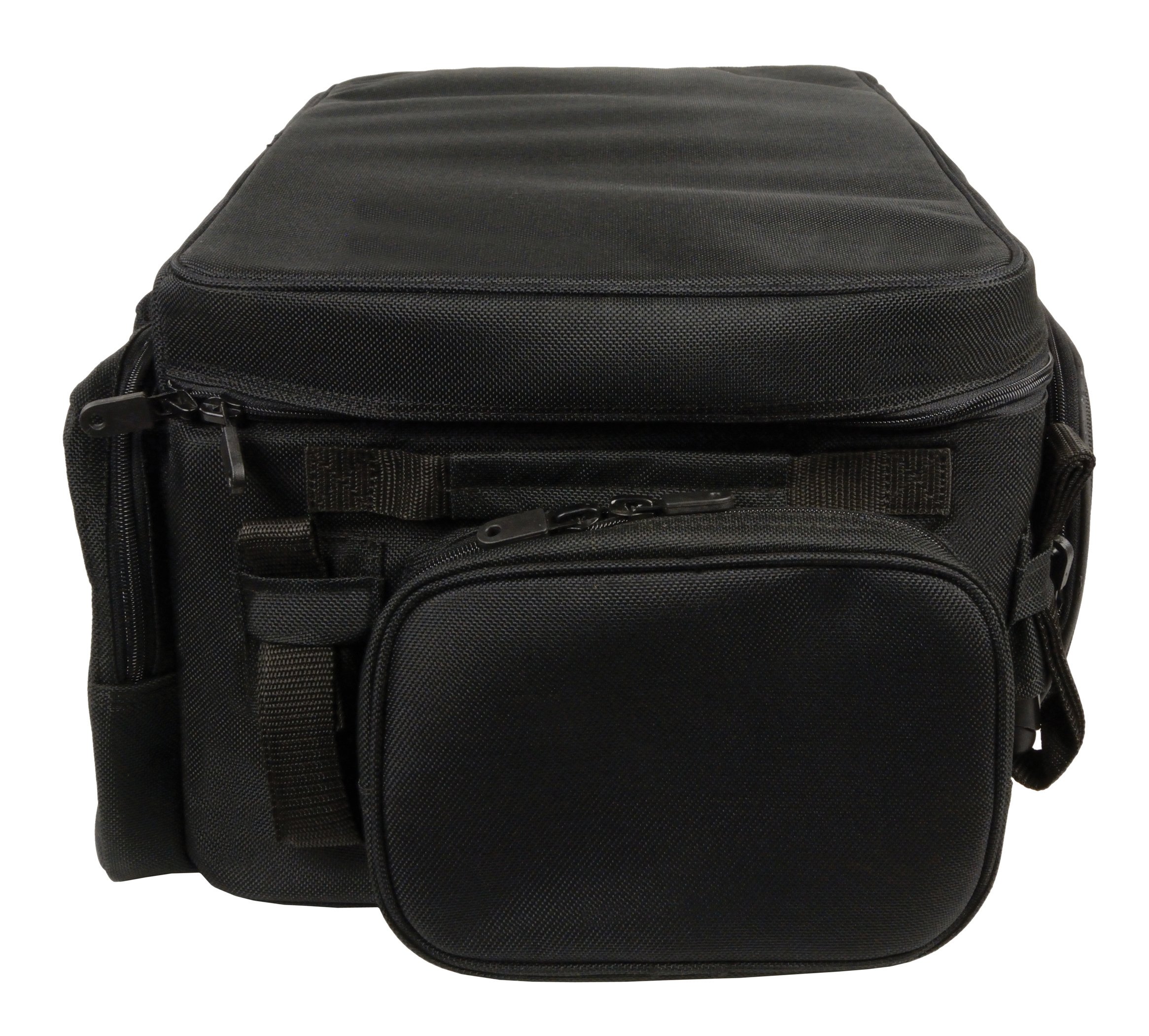 1200D Heavy-Duty Black Nylon Motorcycle Sissy Bar Bag - Waterproof Storage for Harley, Cruiser & Touring Bikes (Perfect for Road Trips & Daily Commutes)