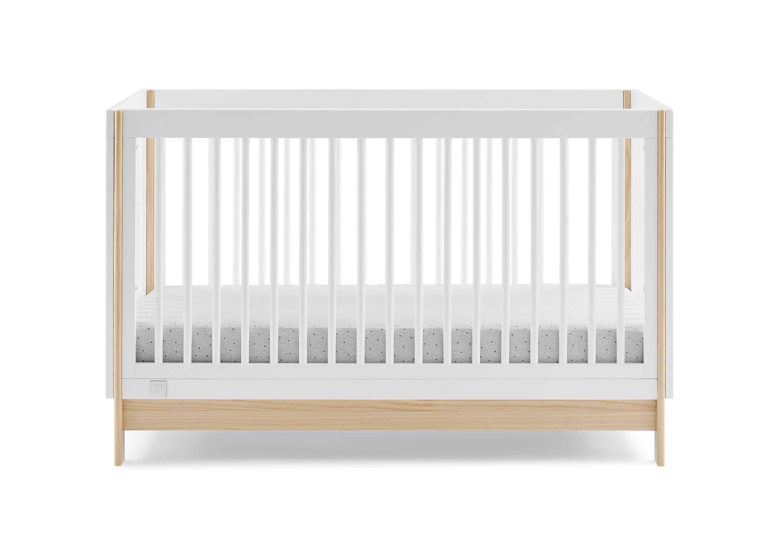 BabyGap Tate 4-in-1 Convertible Crib - Toddler Bed, Daybed & Full-Size Bed | Safe Nursery Furniture for Newborns & Growing Kids | Perfect for Baby Rooms & Daycare Centers