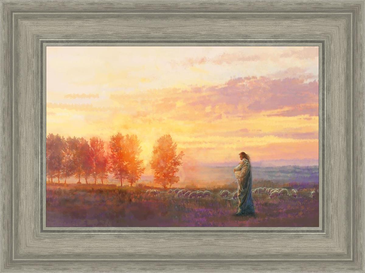 Eventide By Yongsung Kim - Premium Christian Wall Art for Home & Church Decor | Inspirational Bible Verse Canvas Painting | Perfect for Living Room, Bedroom & Worship Spaces