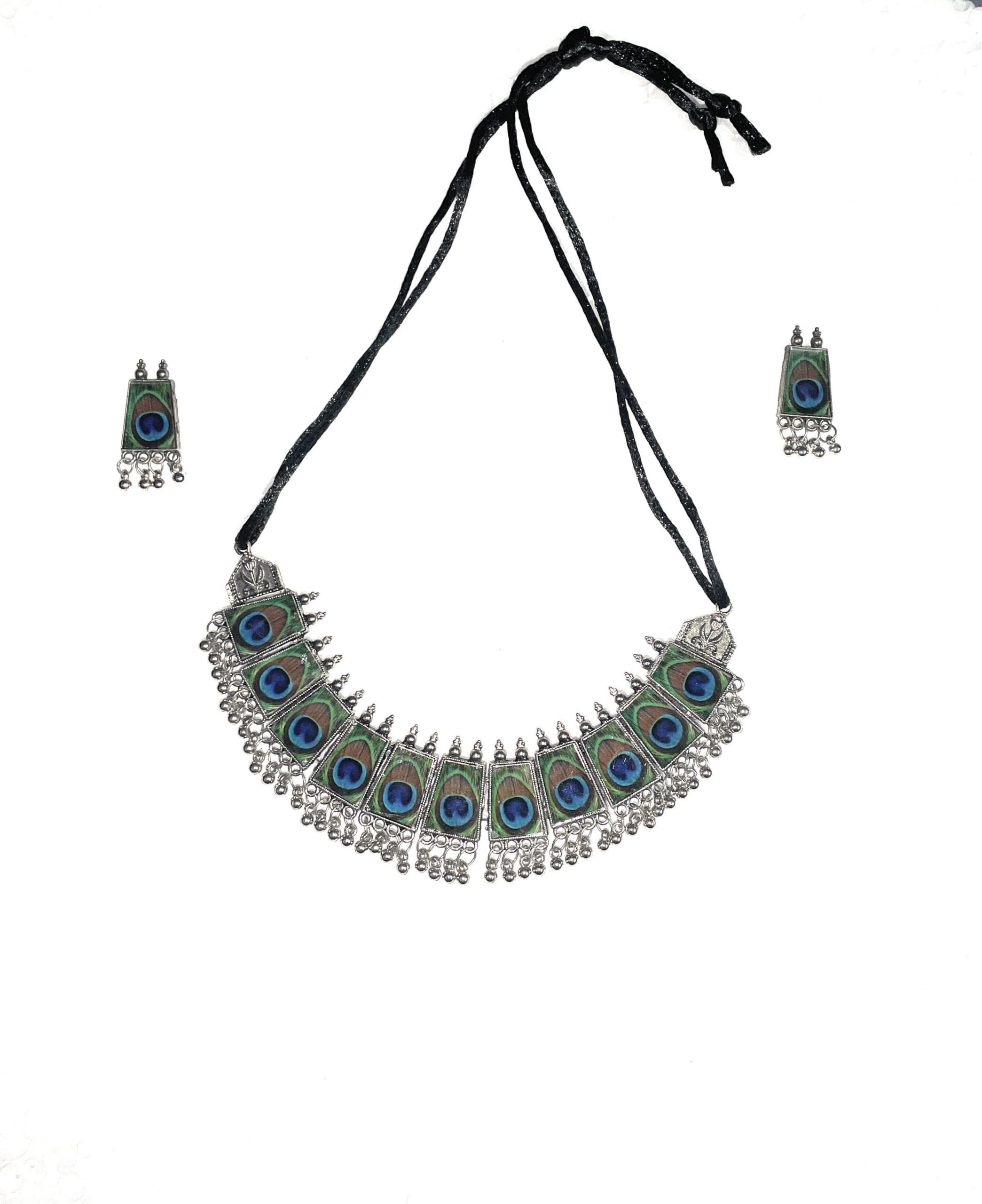 Peacock Jewelry Set for Women - Elegant Necklace & Earrings Set, Latest Fashion Accessories for Banquet, Party, Wedding & Gift Giving