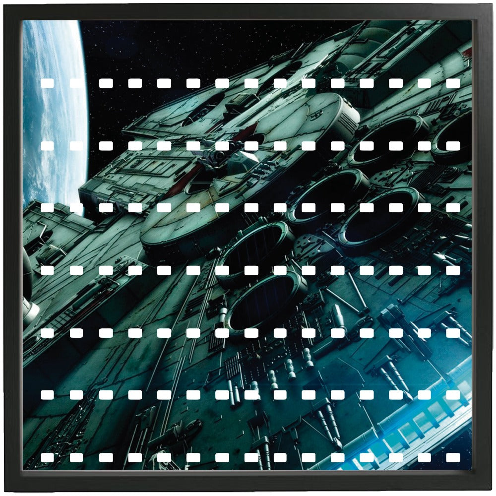 LEGO® Star Wars Millennium Falcon Frame for Minifigures - Perfect for Display & Collectible Scenes
