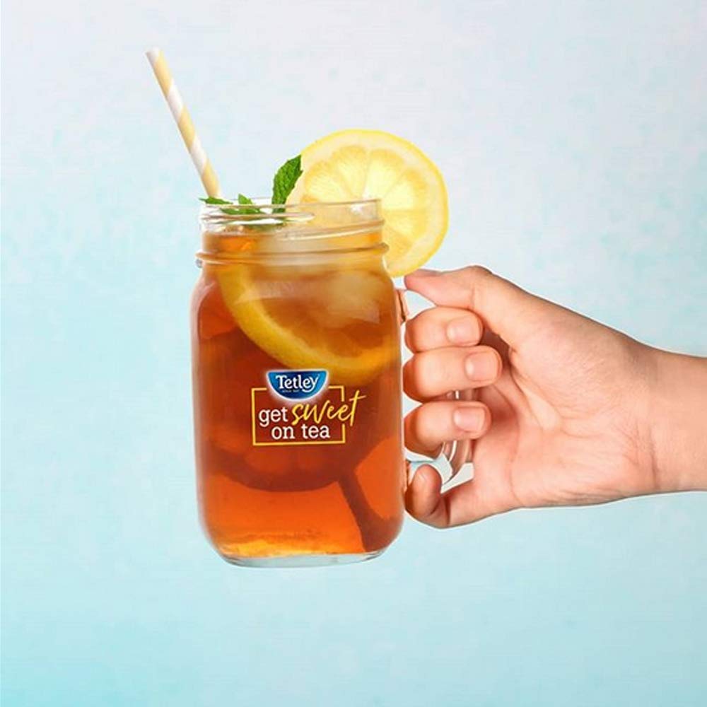 Tetley Black Tea Bags - Premium Iced Tea Blend, Family Size (24 Count, Pack of 6) | Perfect for Summer Drinks, Iced Tea Recipes & Family Gatherings | Packaging May Vary
