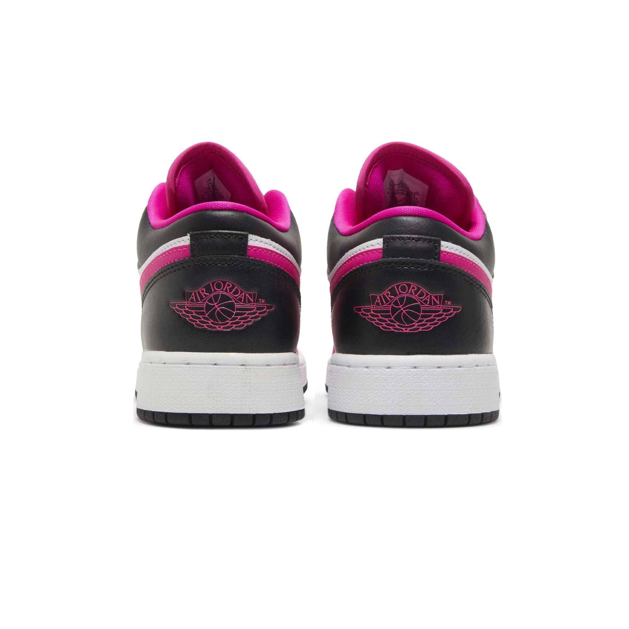 Air Jordan 1 Low 'Fierce Pink' GS Sneakers for Girls (2023) - Trendy Pink Basketball Shoes for School, Sports & Casual Wear