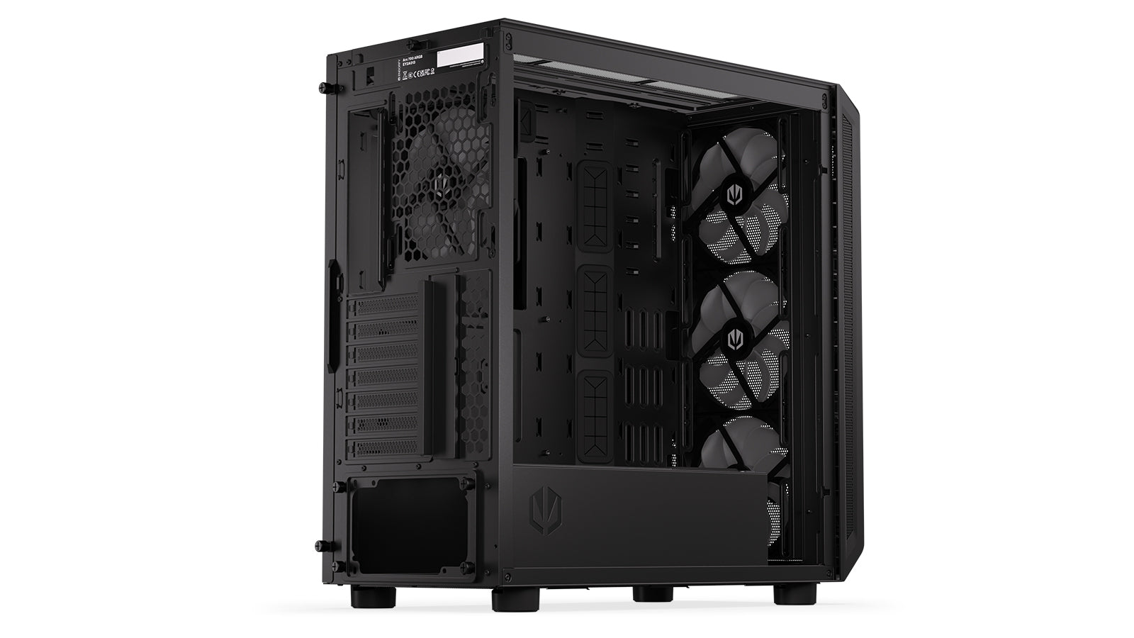 Endorfy Arx 700 ARGB ATX Mid Tower PC Gaming Case - High Airflow Tempered Glass Design with RGB Lighting (EY2A013) for Gaming Setup & Workstation Builds
