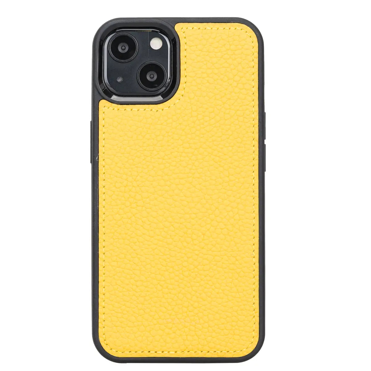 Premium Yellow Leather Wallet Case for iPhone 13 - Slim Protective Cover with Card Slots | Perfect for Everyday Use, Travel & Business (iPhone 13/6.1