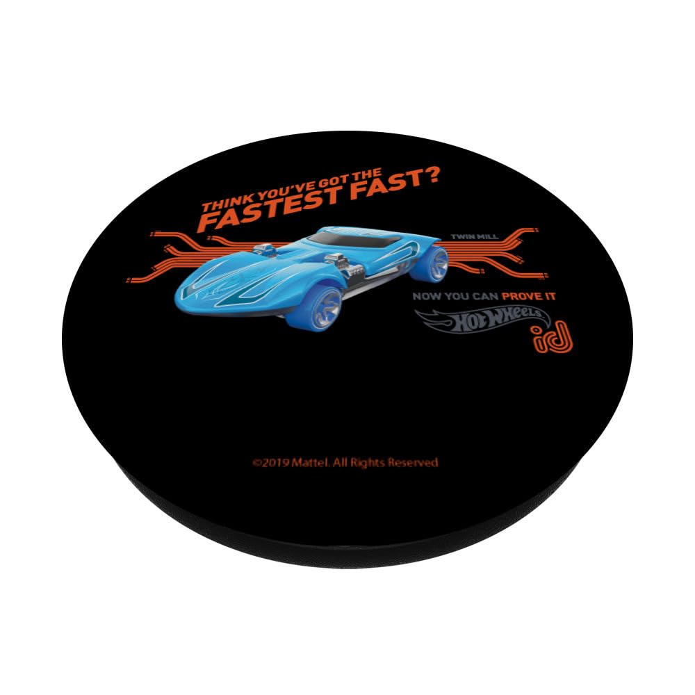 Hot Wheels ID Twin Mill PopSockets Standard PopGrip - Swappable Phone Grip & Stand for Smartphones - Perfect for Gaming, Driving, and Collectors