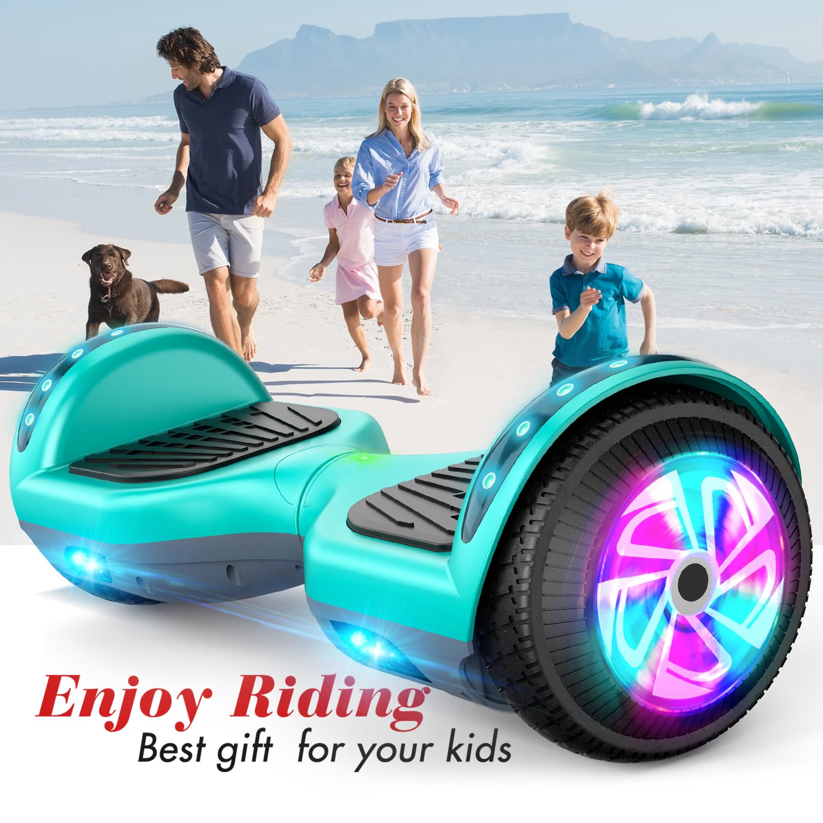 Premium CBD Scooter with Dazzling LED Lights & Dual 300W Motors - 6.5