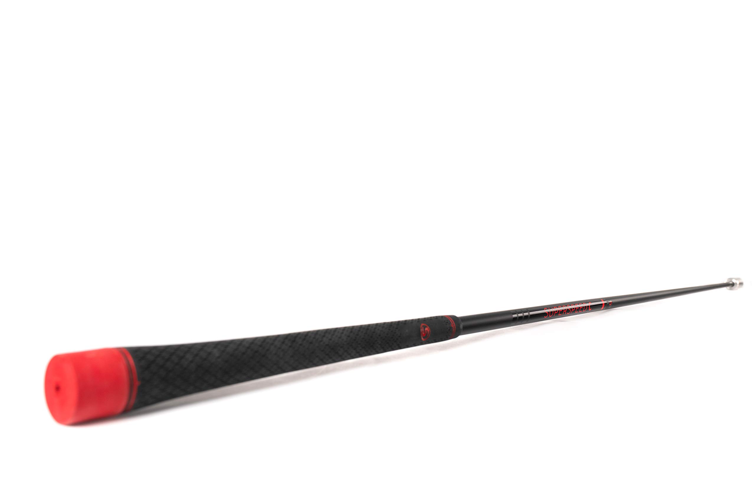 SuperSpeed Golf Counterweight Training Stick - Increase Club Head Speed & Improve Swing | Used by Pro Padraig Harrington | Includes Online Instructional Videos | Perfect for Golf Practice & Driving Range Training