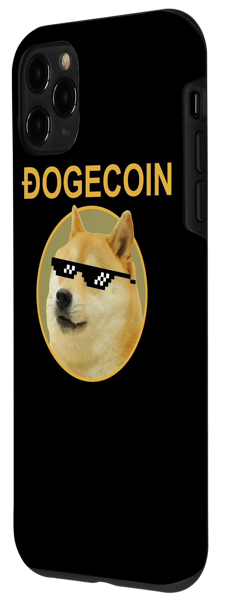 iPhone 11 Pro Case with Dogecoin Logo - Funny Crypto Meme 'Doge to the Moon' Design for Men - Perfect for Crypto Enthusiasts & Meme Lovers