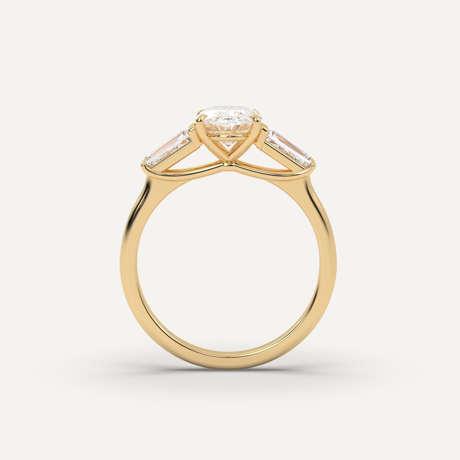 1 Carat Oval Cut Diamond Engagement Ring for Women - Elegant Wedding Band, Anniversary Gift & Proposal Jewelry for Her