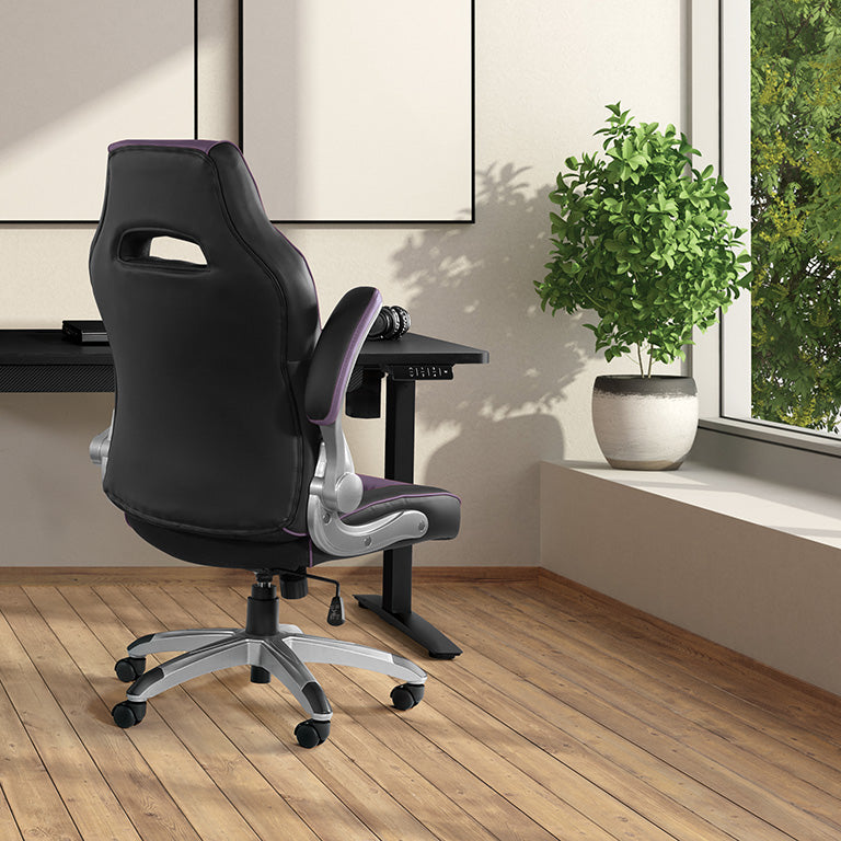 Office Star Orion High Back Gaming Chair [ORN25] - Ergonomic Support for Long Hours, Adjustable Height & Lumbar Support - Perfect for Home Office, Gaming & Workstations