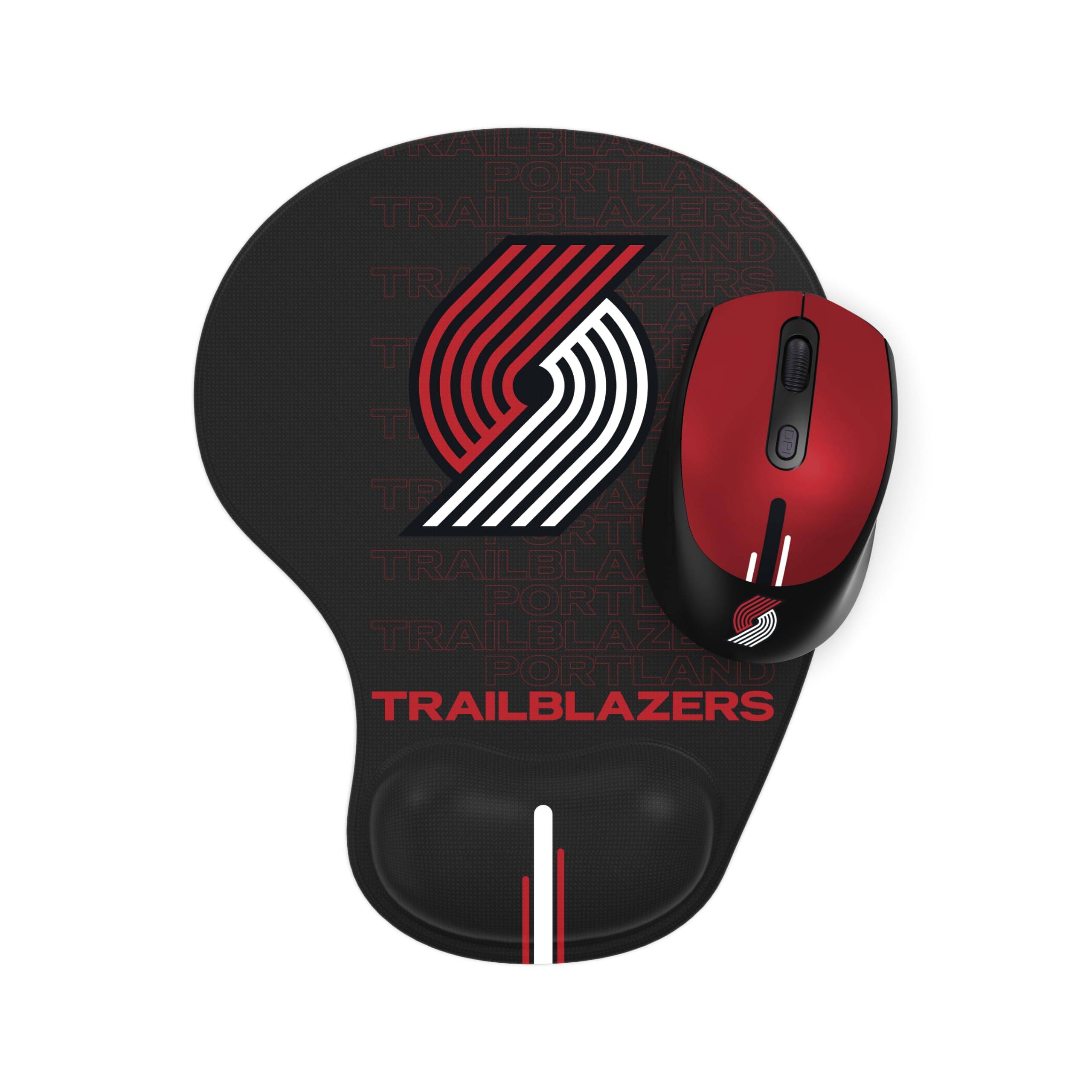SOAR NBA Wireless Gaming Mouse with RGB Lighting & Non-Slip Mouse Pad Set - Perfect for Basketball Fans, PC Gamers & Office Work