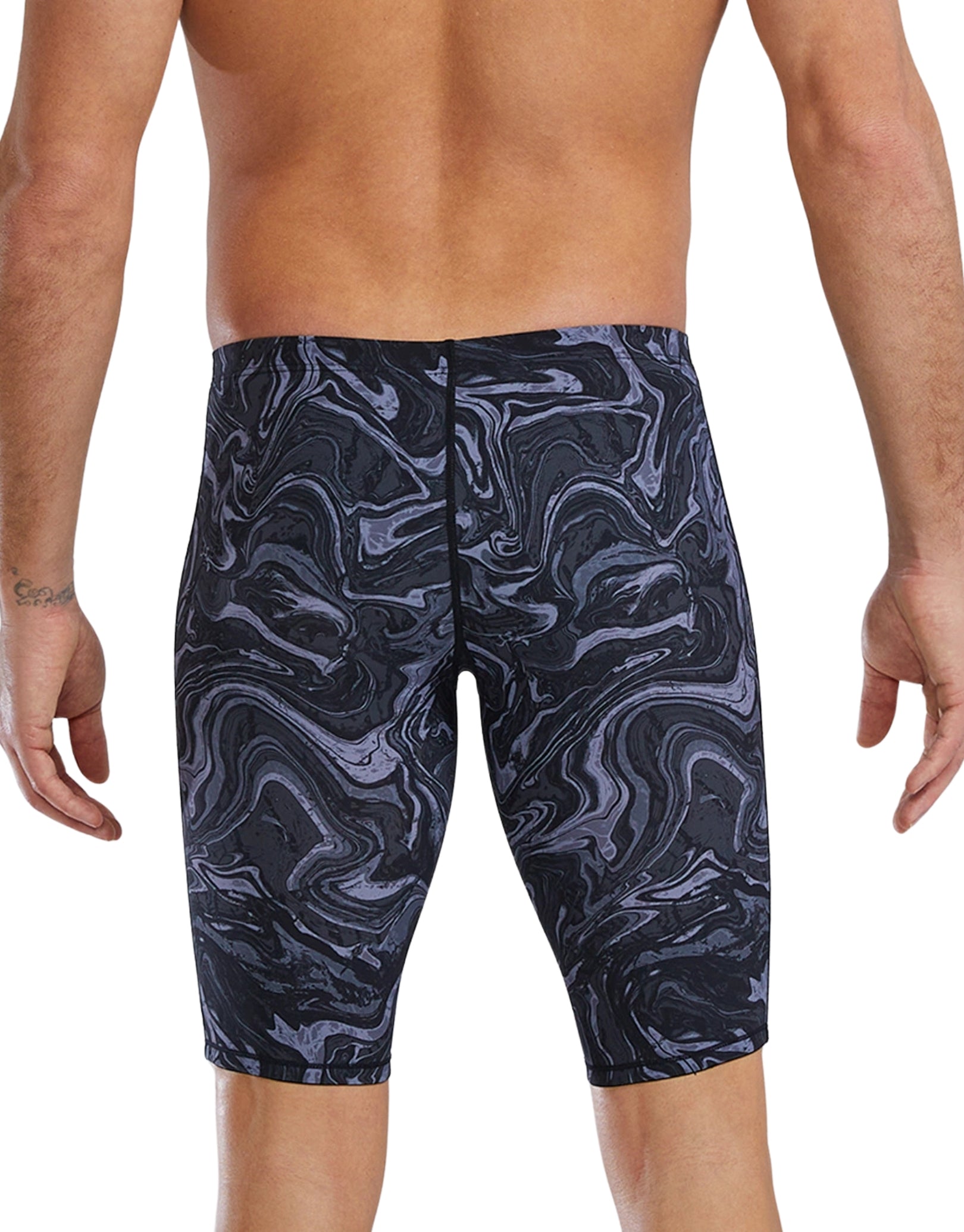 Thresher Hyperblitz Swim Jammer Limited Edition Titanium Black - High-Performance Competitive Swimwear for Training & Racing