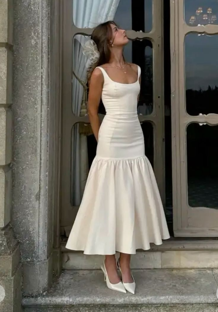 Elegant White Long Prom Dress for Women - Formal Birthday Party Gown J5438 | Perfect for Prom, Homecoming, Weddings & Special Occasions
