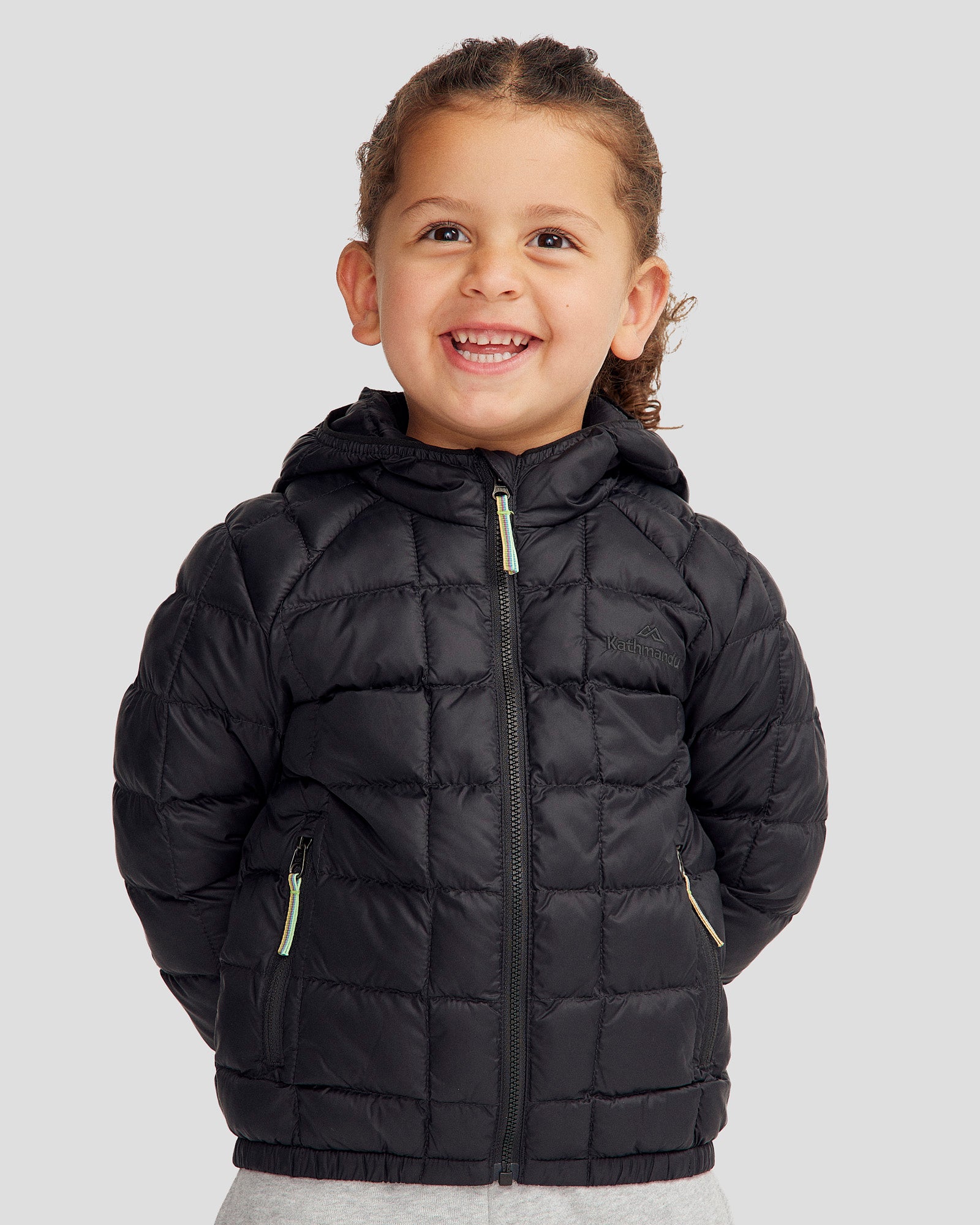 Kids' Helicopter Insulated Hooded Jacket - Black Stingray Design | Warm Winter Coat for Boys & Girls | Perfect for Outdoor Play & School Activities