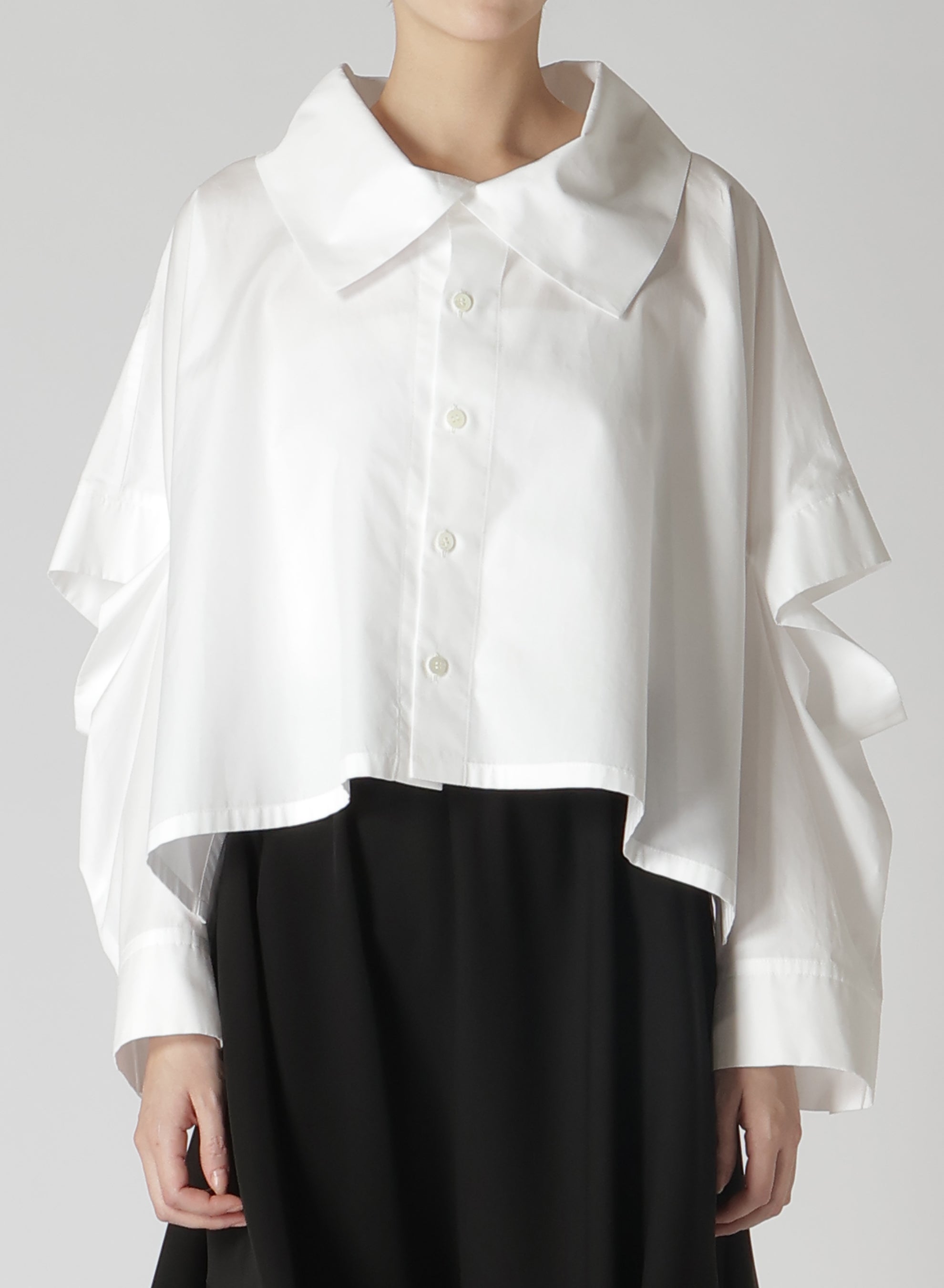 100% Cotton Broad Elbow Slit Shirt for Women - Loose Fit Casual Blouse - Perfect for Office, Travel & Everyday Wear