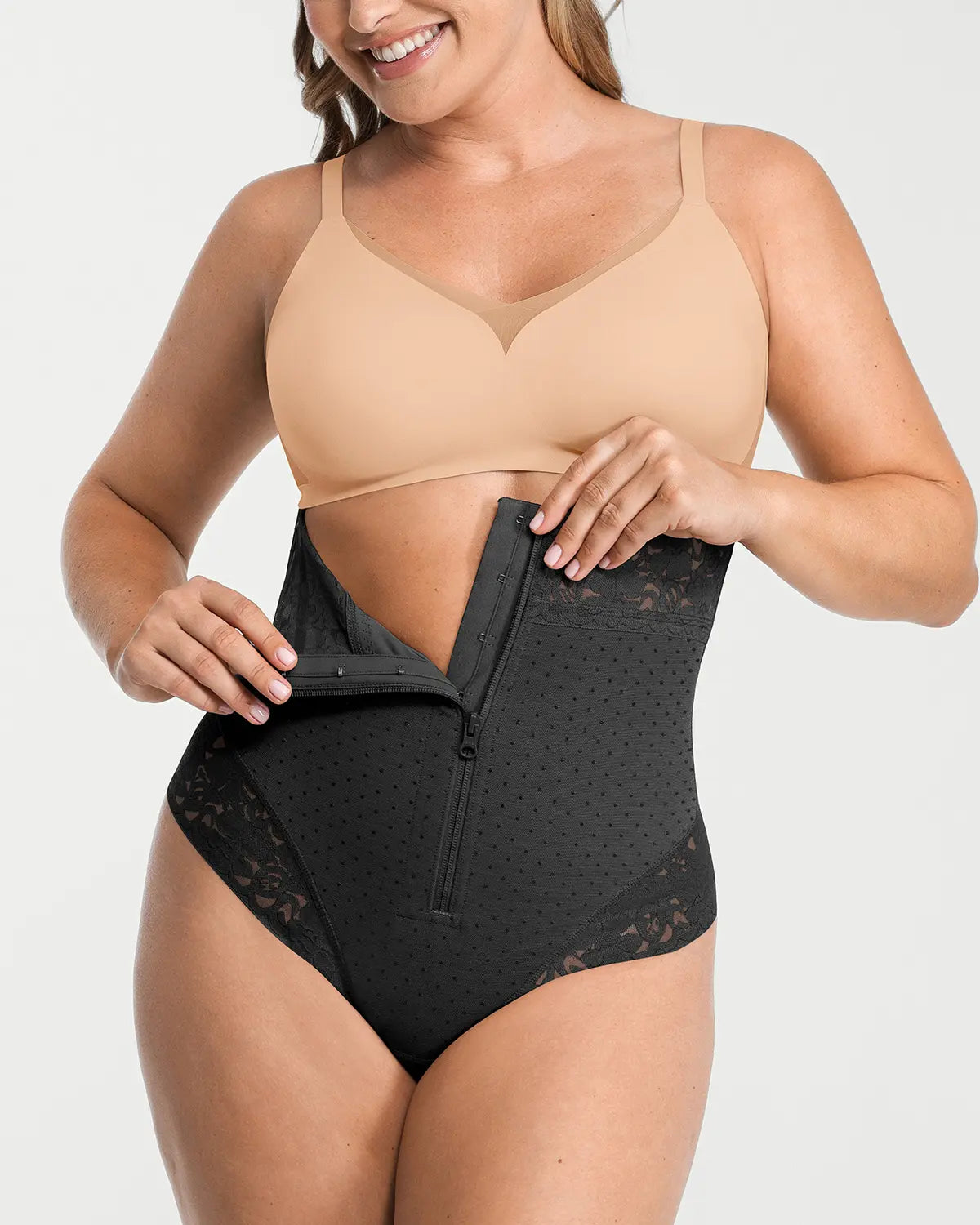 AirSlim® Mid Rise Polka Dot Shaping Panty - High Waist Tummy Control Underwear for Women | Perfect for Everyday Wear, Workouts & Special Occasions