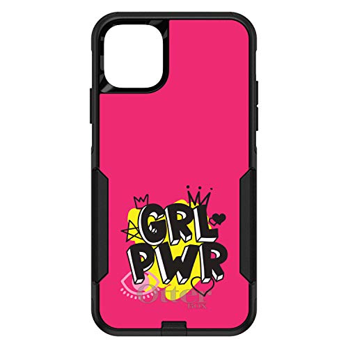 Girl Power - GRL PWR - Pink Yellow Black On Black Case