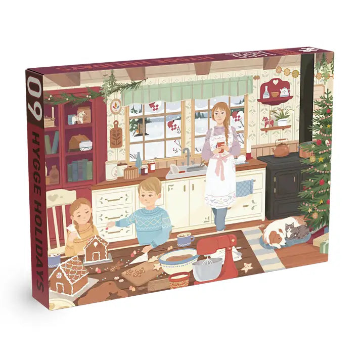 1000 Piece Hygge Holidays Jigsaw Puzzle for Adults - Cozy Winter Scenes & Relaxing Family Fun
