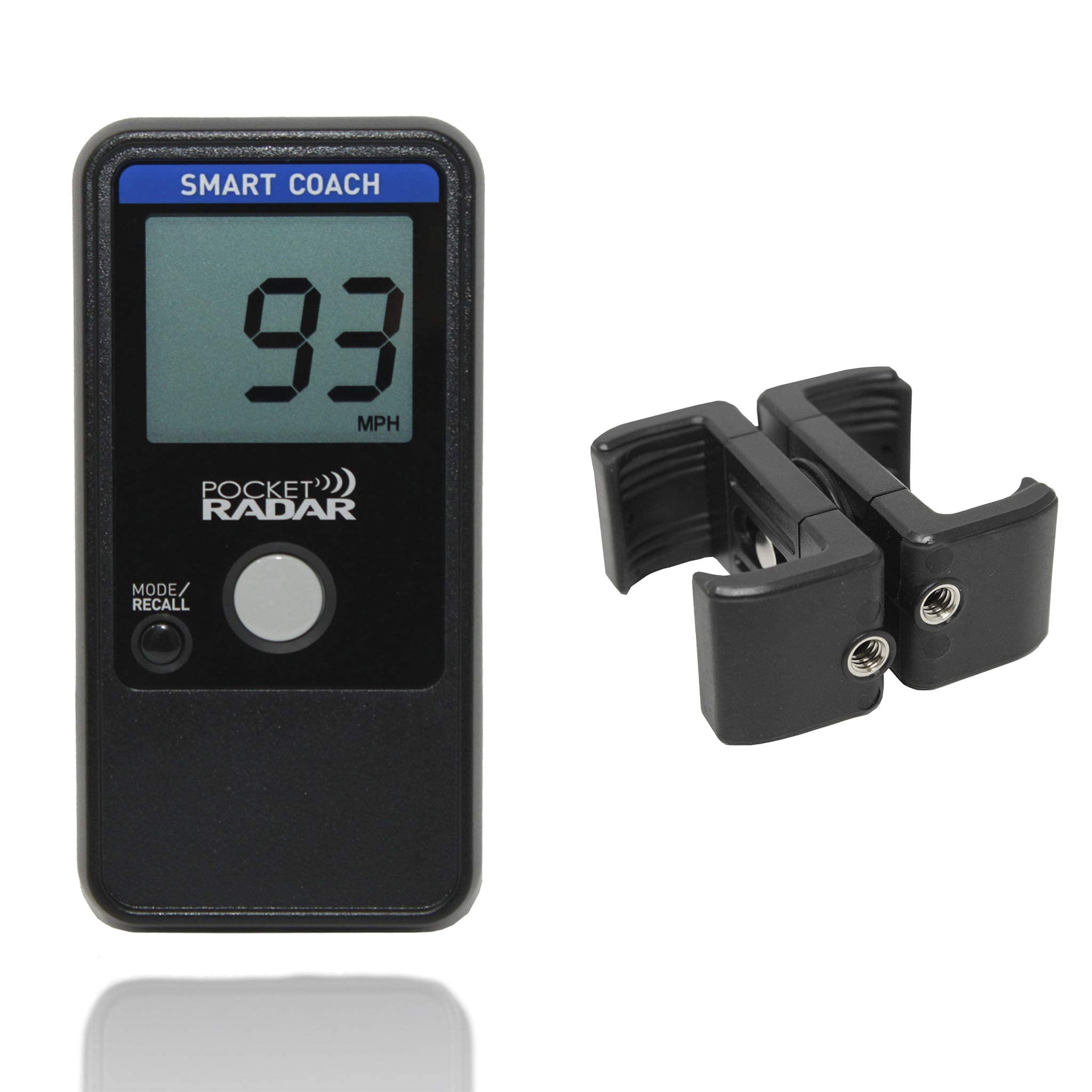 Pocket Radar - Smart Coach Radar Gun with Universal Tripod Mount for Baseball, Softball & Tennis Training | Speed Measurement Device for Coaches & Athletes
