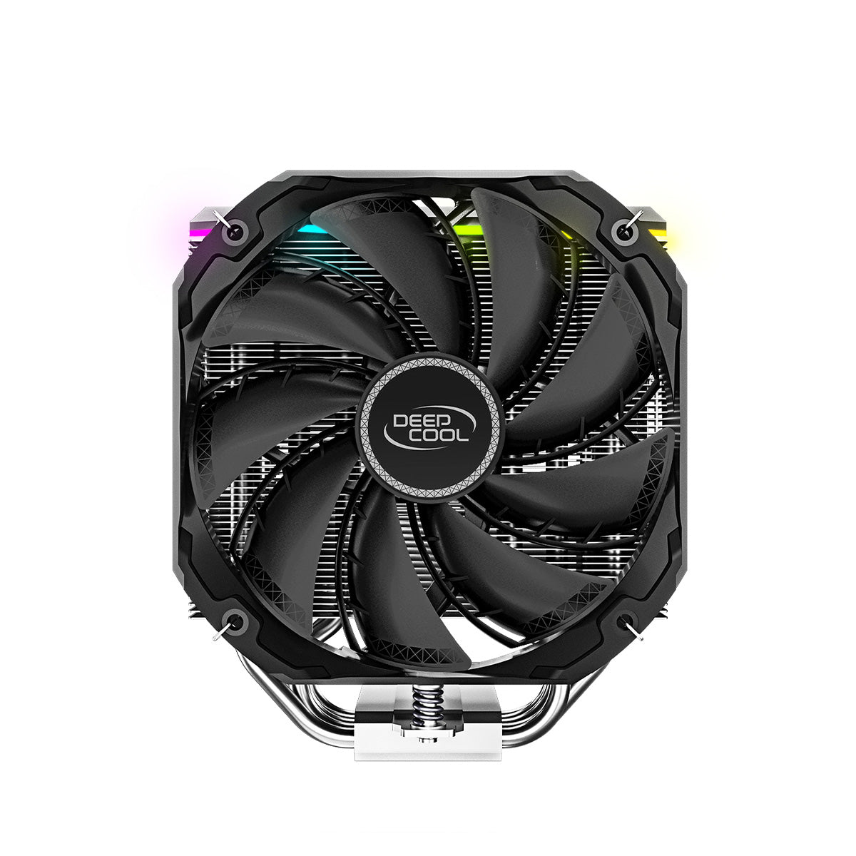 Deepcool AS500 ARGB CPU Air Cooler - 5 Heat Pipes, 120mm PWM Fan, High Performance Cooling for Intel/AMD - Perfect for Gaming PCs & Workstations