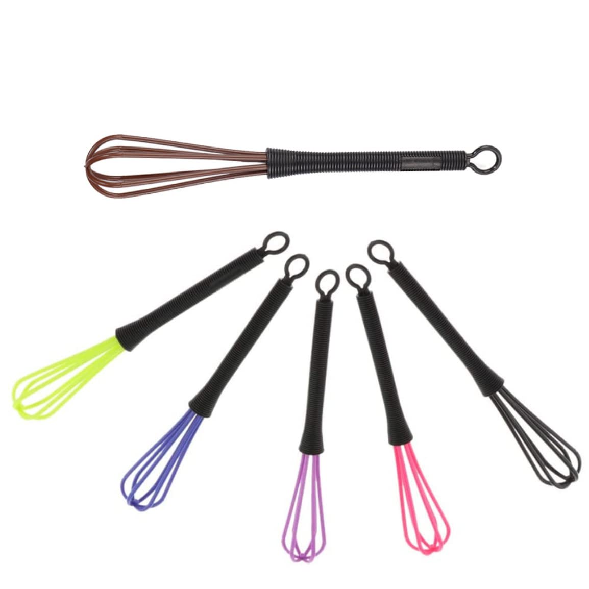 Premium 7-Piece Hair Color Mixing Whisk Set - Professional Salon & DIY Hair Dye Cream Stirrer Tools for Smooth Color Blending - Perfect for Home, Salon, and Hair Styling Applications