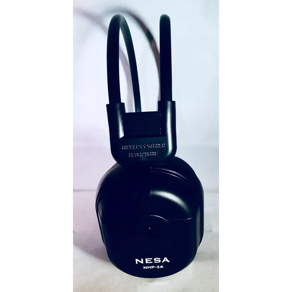 NESA NHP 3A Foldable 2 Channel IR Wireless Headphones with Noise Cancelling - Perfect for Home Theater, Gaming & Office Use