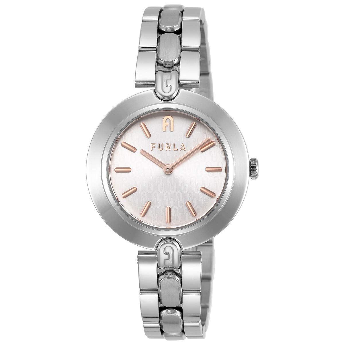 Furla Women's Silver Tone Dress Watch WW00002005L1 - Elegant & Stylish for Office, Party & Formal Events