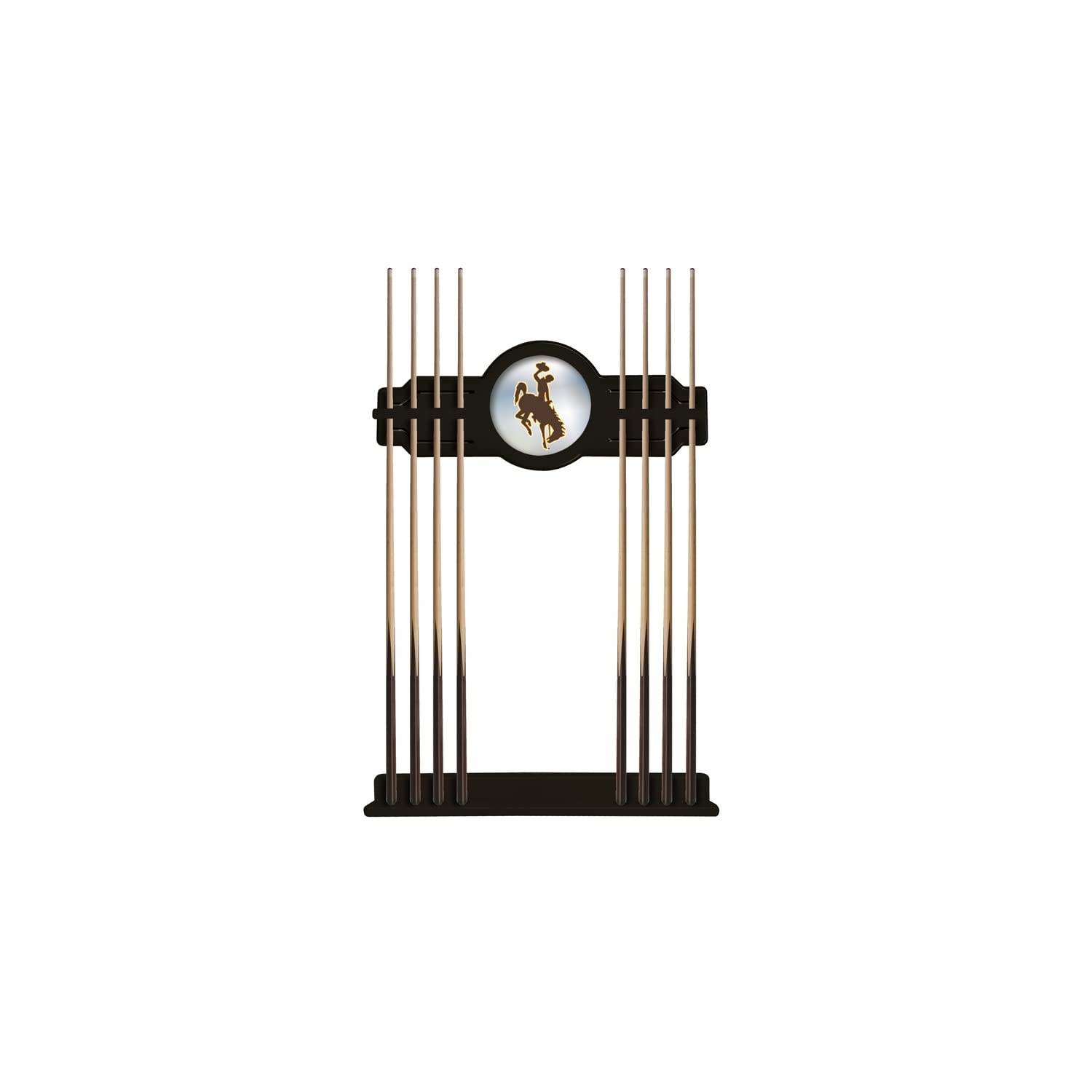 Premium Wyoming Cue Rack - Black Finish Billiard Accessory by Holland Bar Stool | Perfect for Pool Table Organization & Game Room Decor